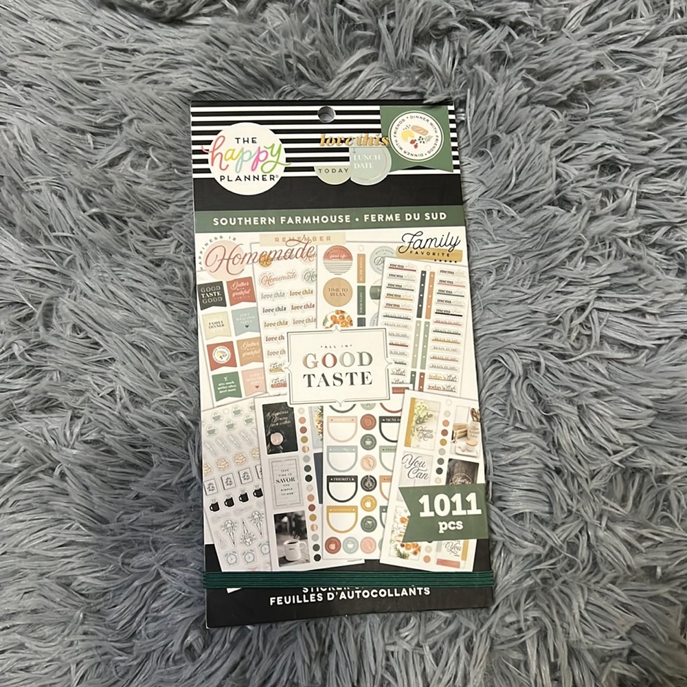 The Happy Planner • Southern Farmhouse Sticker Book • Brand New